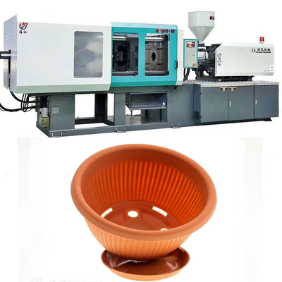 macchina per la produzione di vasi da fiori di plastica rossa macchina per lo stampaggio a iniezione di vasi da fiori di plastica