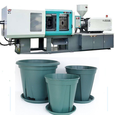 macchina per la produzione di vasi da fiori di plastica rossa macchina per lo stampaggio a iniezione di vasi da fiori di plastica