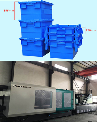 Forza di fissaggio 1800 tonnellate macchina di stampaggio a iniezione 1-8 zona controllo PLC 50-4000G Capacità