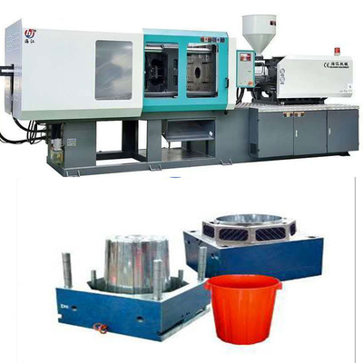 Macchina di stampaggio automatico a soffiatura in acciaio per prodotti da 20L Sistema di controllo PLC 50mm diametro di vite